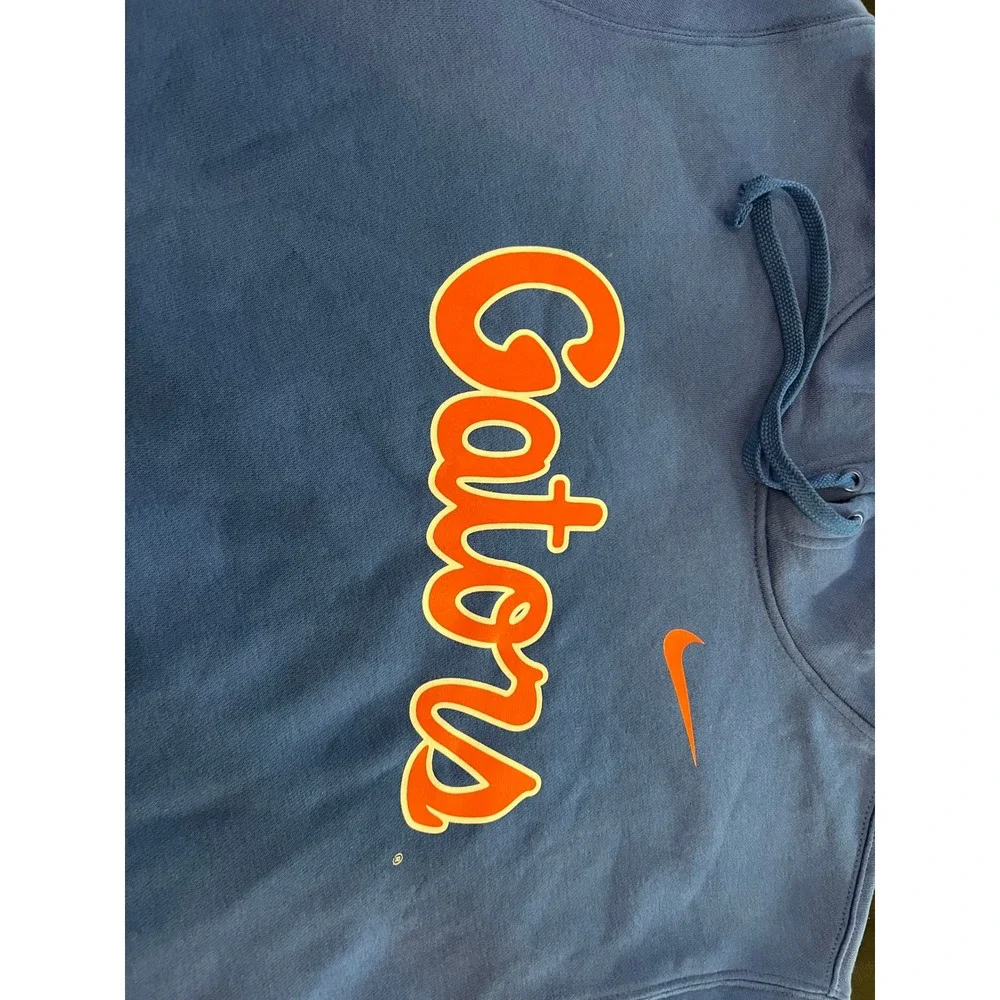 Nike Florida Gators Hoodie Mens XL Blue Orange Pullover Sweatshirt NCAA Fan Gear